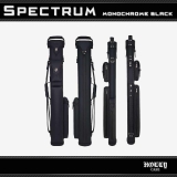 Futrał Twardy Holly Case Spectrum Mono 2/4 na 2 rękojeści i 4 szczytówki - czarny/czarne szwy