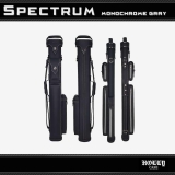 Futrał Twardy Holly Case Spectrum Mono 2/4 na 2 rękojeści i 4 szczytówki - czarny/szare szwy